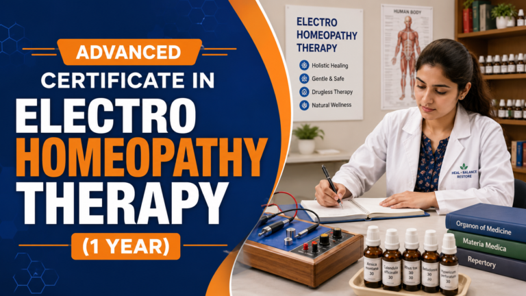 Advanced Certificate in Electro Homeopathy Therapy (1 Year)