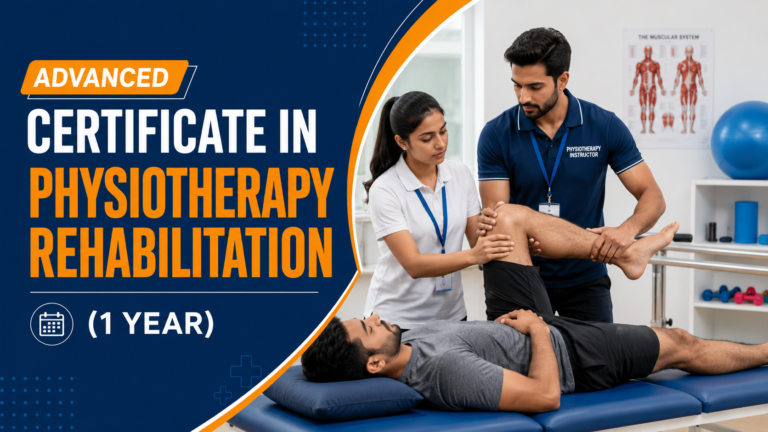 Advanced Certificate in Physiotherapy Rehabilitation (1 Year)