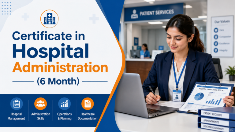 Certificate in Hospital Administration (6 Month)