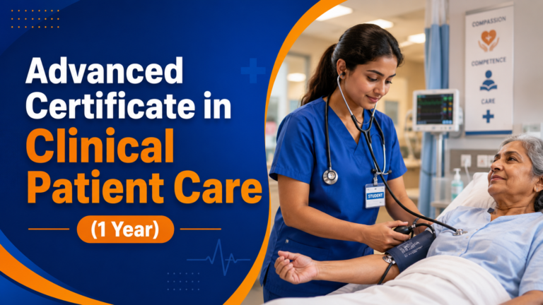 Advanced Certificate in Clinical Patient Care (1 Year)