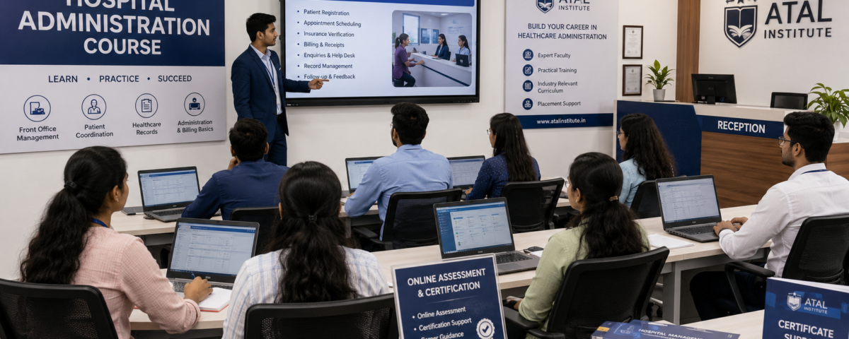 Hospital Administration Course at ATAL Institute with online assessment and certificate support