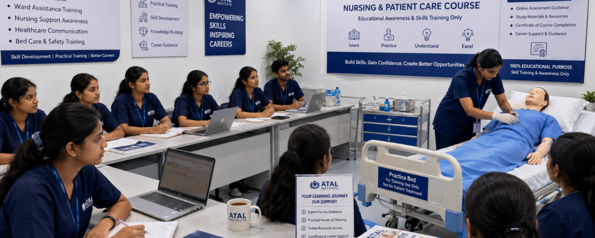Nursing and Patient Care Course Fees 2026 Basic Advanced duration admission details at ATAL Institute
