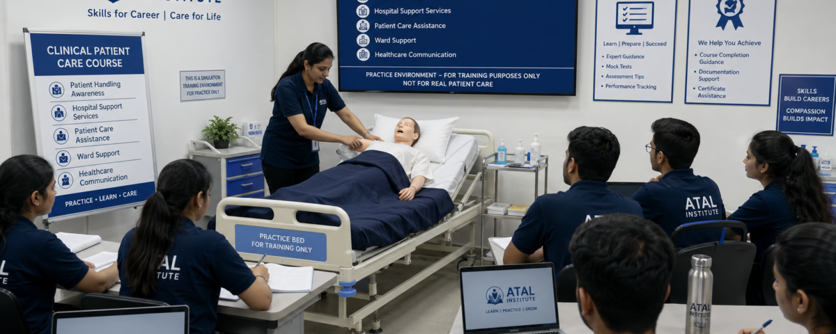 Clinical Patient Care Course at ATAL Institute with online assessment and certificate support