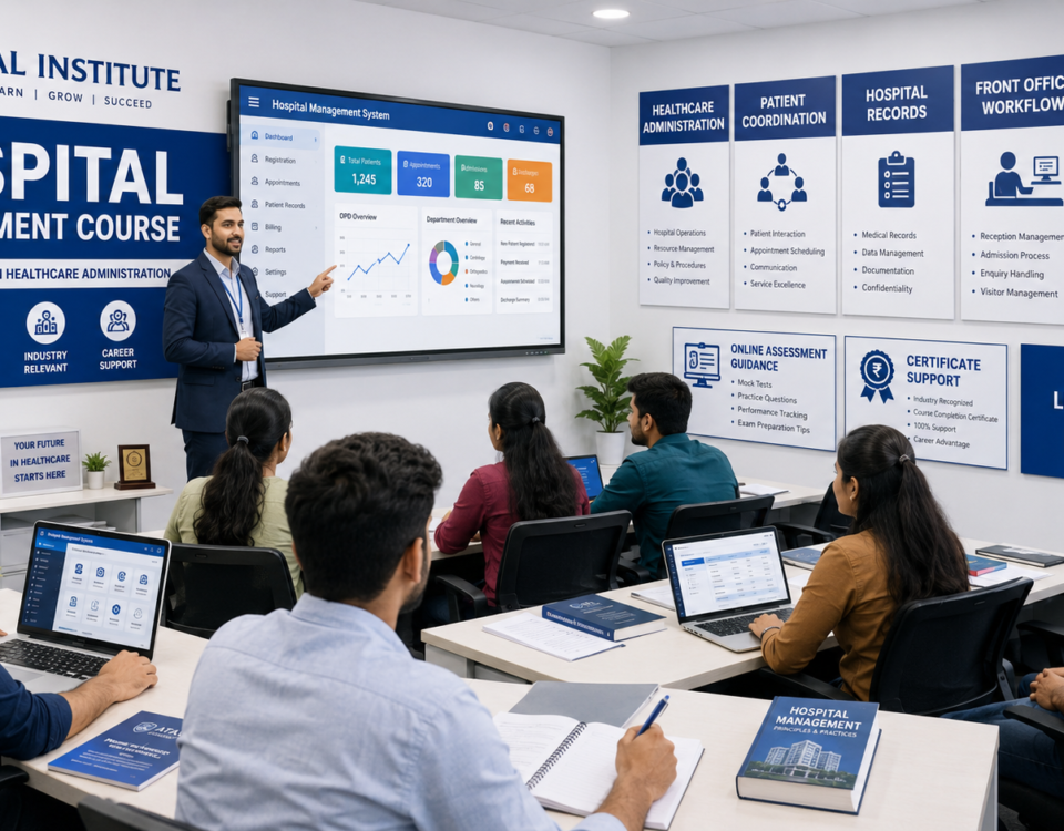 Hospital Management Course 2026 1 year fees eligibility duration career scope at ATAL Institute