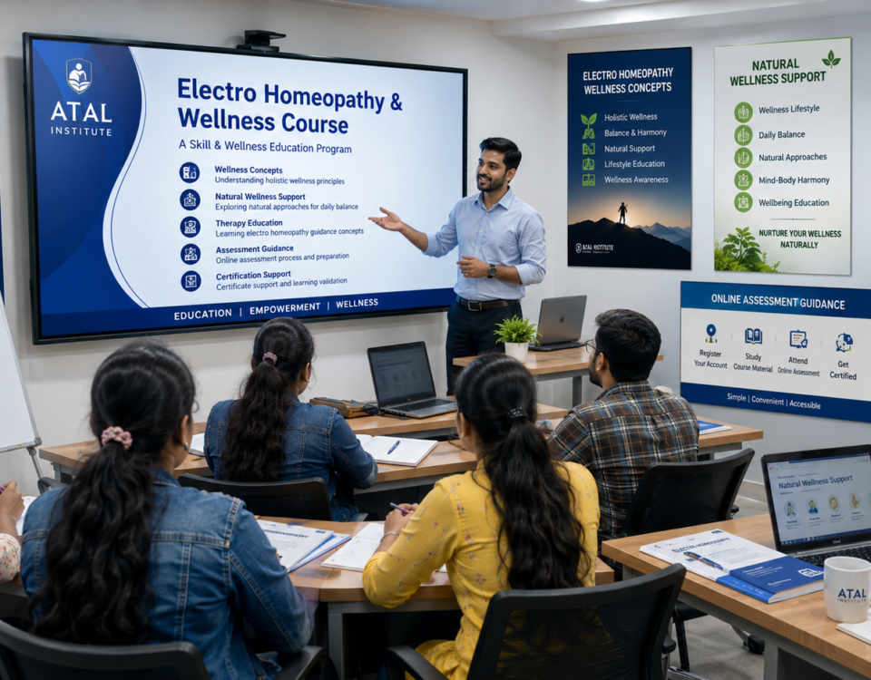 Electro Homeopathy and Wellness Course at ATAL Institute with online assessment and certificate support