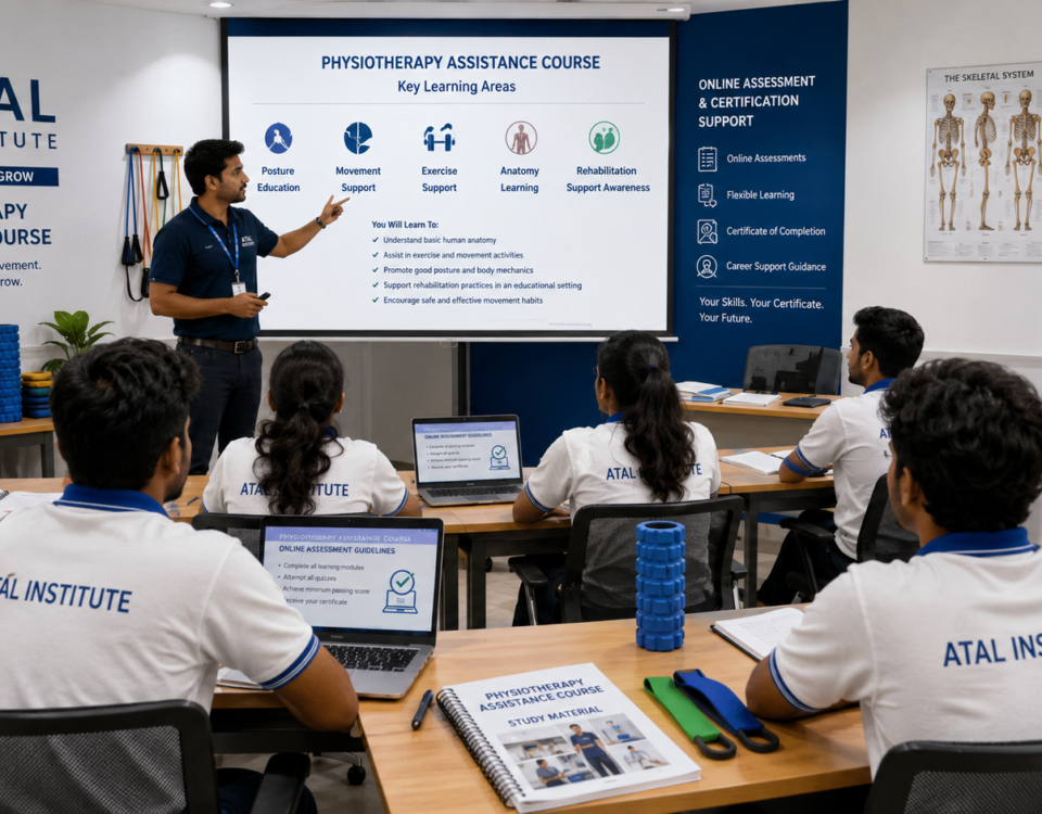 Physiotherapy Assistance Course at ATAL Institute with Basic Certificate and online assessment support