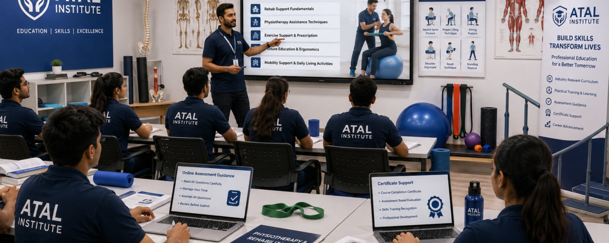 Physiotherapy and Rehab Course 2026 Basic Advanced Master fees duration career scope at ATAL Institute