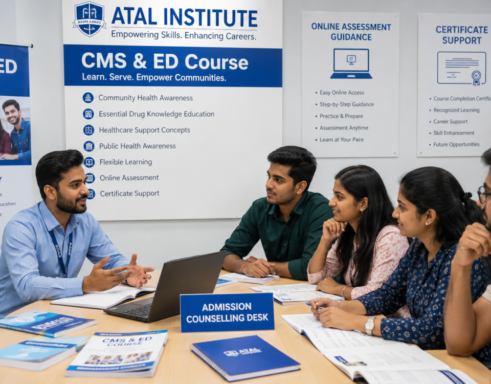 CMS & ED Course 2026 fees eligibility duration online admission certificate details at ATAL Institute