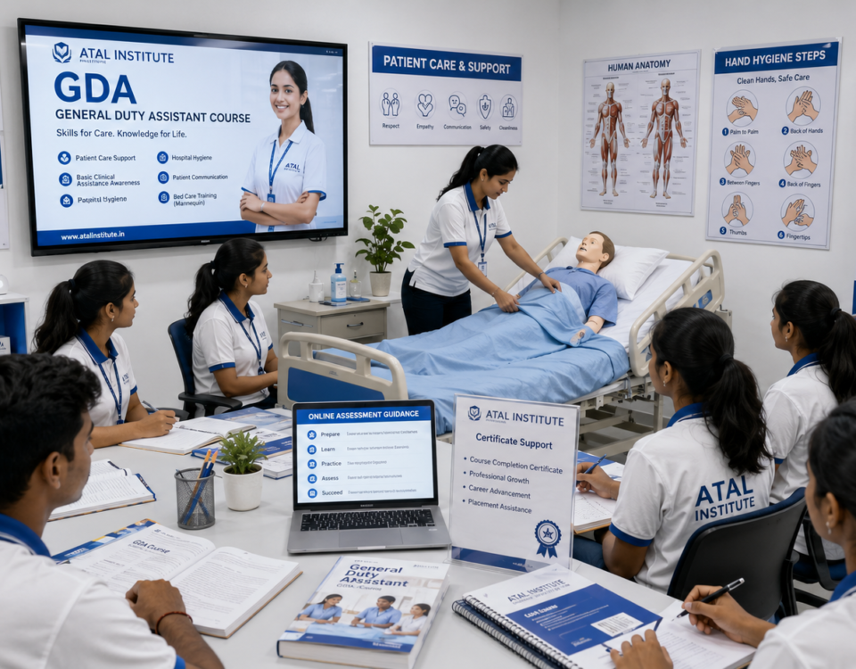 GDA Course 2026 General Duty Assistant fees eligibility duration admission guide at ATAL Institute