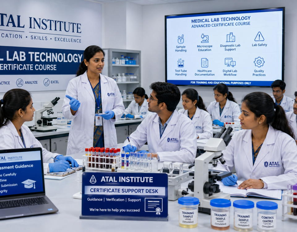 Medical Lab Technology Course After 12th 2026 fees eligibility duration career scope at ATAL Institute