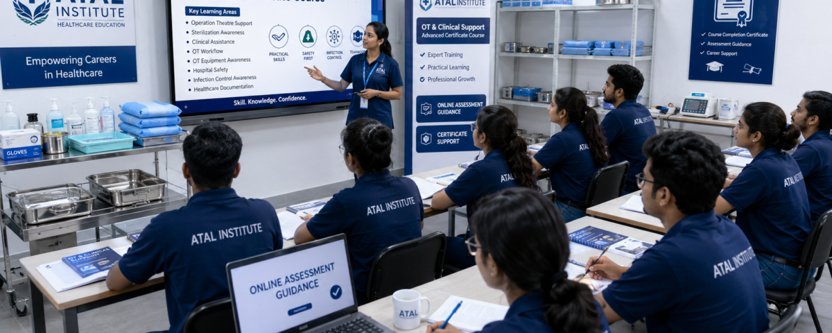 OT and Clinical Support Course at ATAL Institute with Basic and Advanced Certificate details