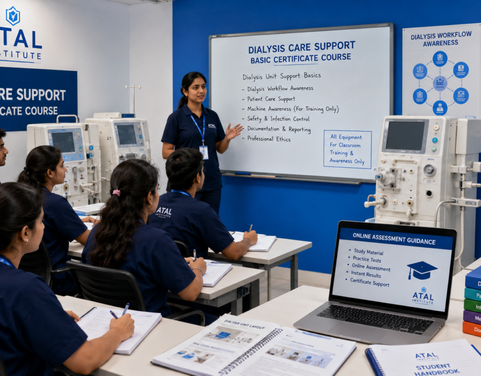 Dialysis Care Support Basic Certificate Course at ATAL Institute with online assessment and certificate support