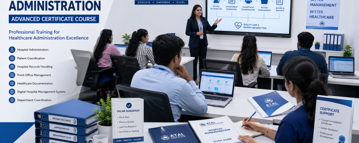 Hospital Administration Course at ATAL Institute with Basic and Advanced Certificate details