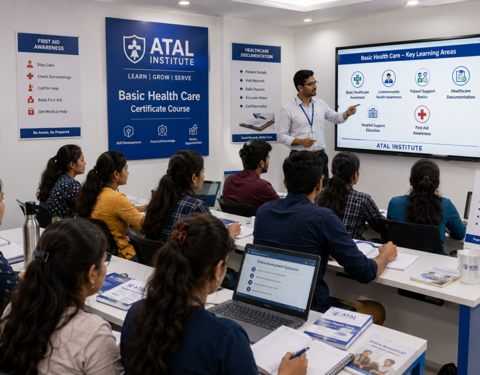 Basic Health Care Course 2026 1 year fees eligibility duration admission details at ATAL Institute