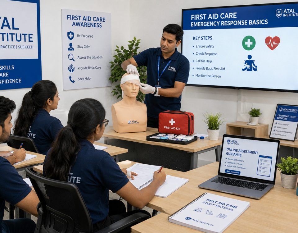First Aid Care Course 2026 1 year fees eligibility duration admission details at ATAL Institute