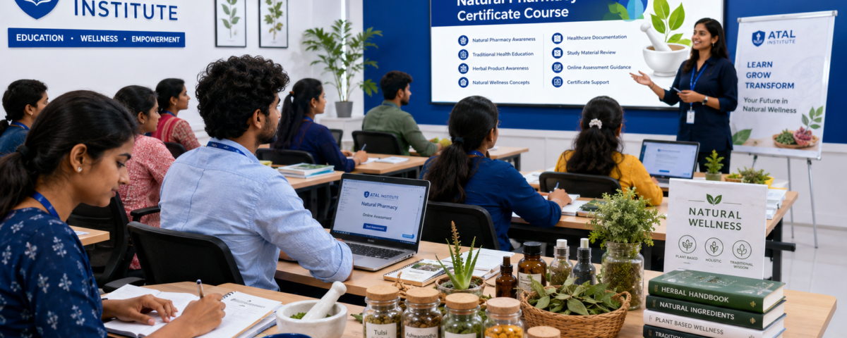 Yoga Therapy and Naturopathy Therapy Advanced Certificate Course at ATAL Institute with online assessment and certificate support