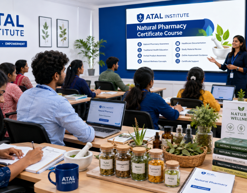 Yoga Therapy and Naturopathy Therapy Advanced Certificate Course at ATAL Institute with online assessment and certificate support