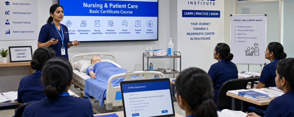 Nursing and Patient Care Course at ATAL Institute with Basic and Advanced Certificate details