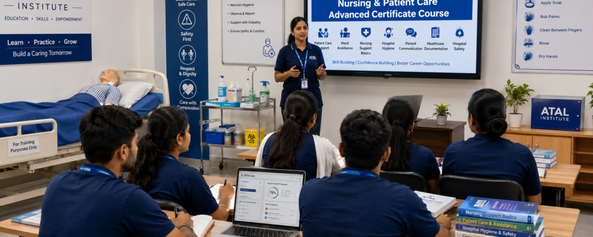 Nursing and Patient Care Course After 12th 2026 fees eligibility duration admission details at ATAL Institute