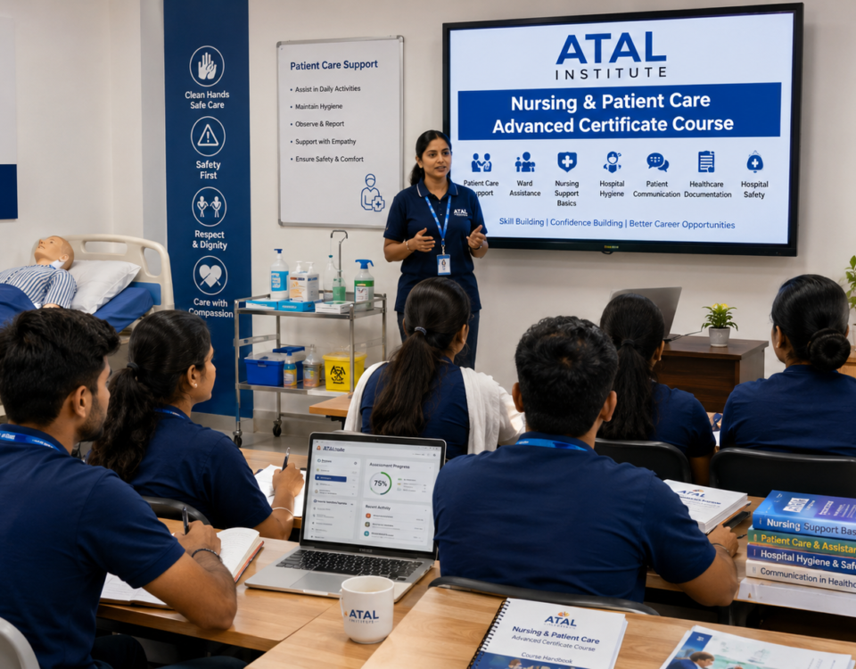 Nursing and Patient Care Course After 12th 2026 fees eligibility duration admission details at ATAL Institute