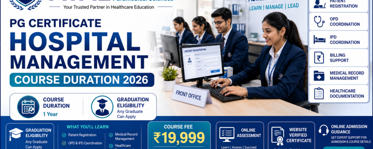 PG Certificate Hospital Management Course Eligibility 2026 After Graduation ATAL Institute