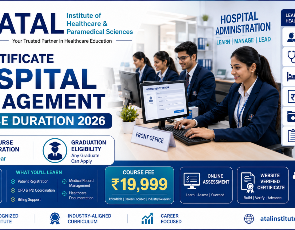 PG Certificate Hospital Management Course Duration 2026 ATAL Institute