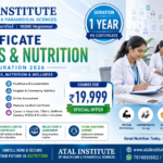 PG Certificate Dietetics Nutrition Course Eligibility 2026 After Graduation ATAL Institute