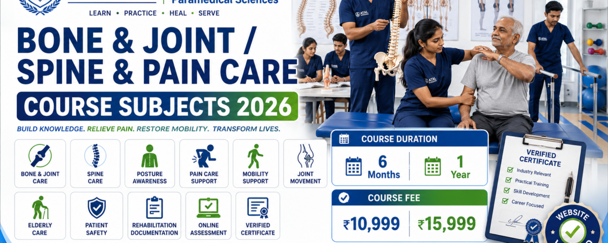 Bone and Joint Spine Pain Care Course Eligibility 2026 after 10th and 12th