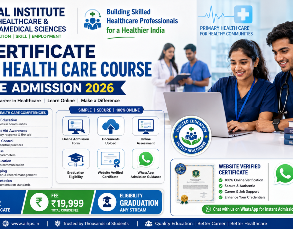 PG Certificate Basic Health Care Course Online Admission 2026 Fee Duration Certificate ATAL Institute