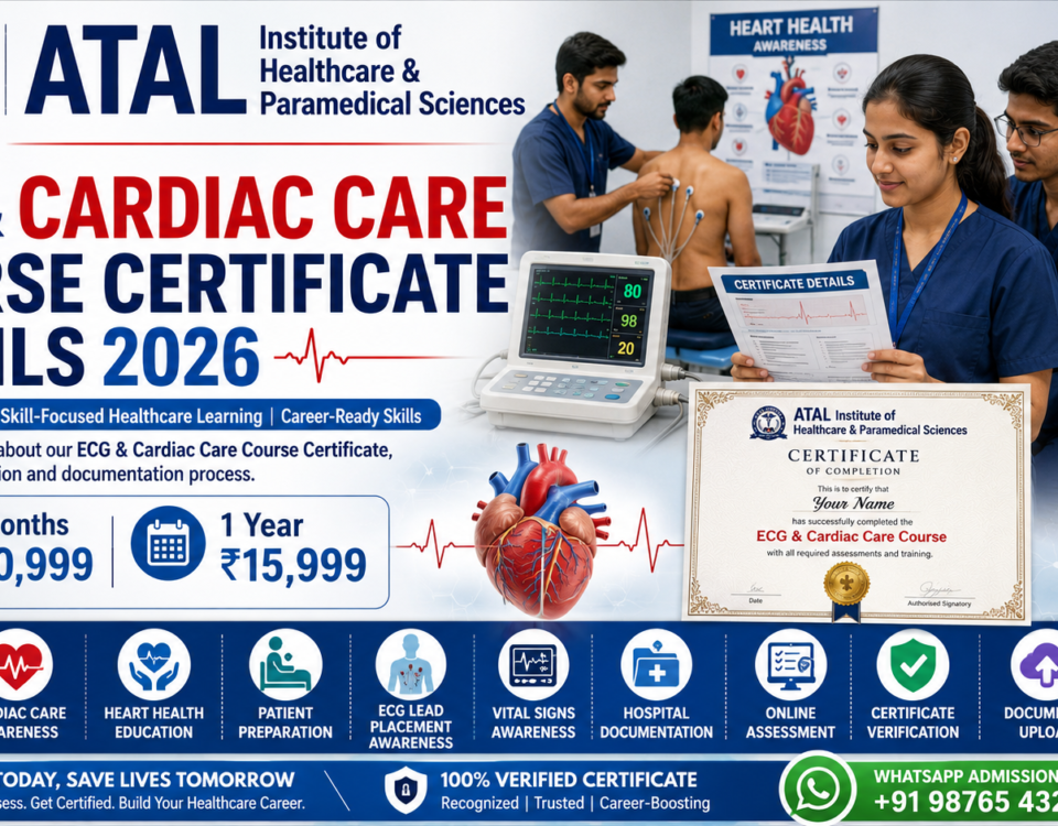ECG Cardiac Care Course Certificate Details 2026 Fee Duration Verification ATAL Institute