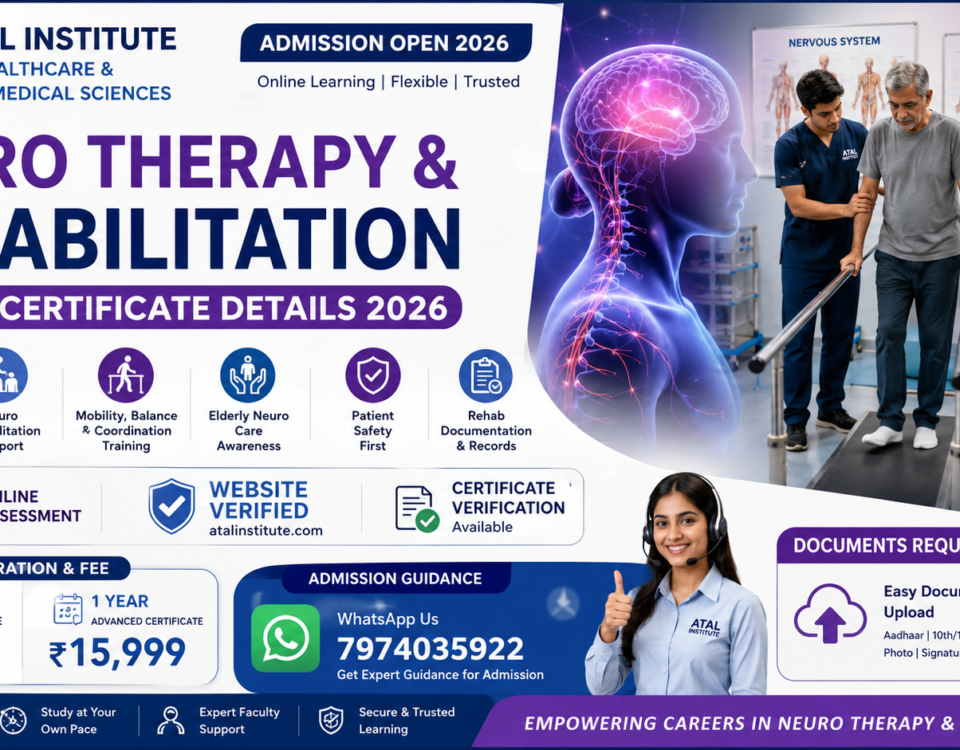 Neuro Therapy Rehabilitation Course Certificate Details 2026 Fee Duration Verification ATAL Institute