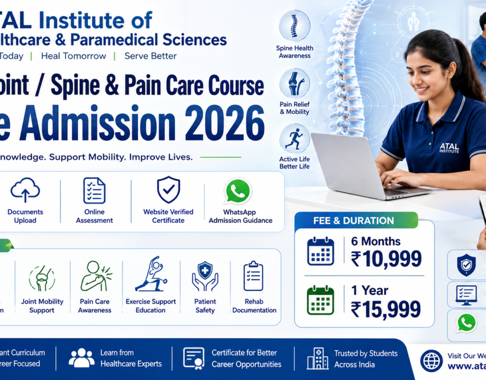 Bone Joint Spine Pain Care Course Online Admission 2026 Fee Duration Certificate ATAL Institute