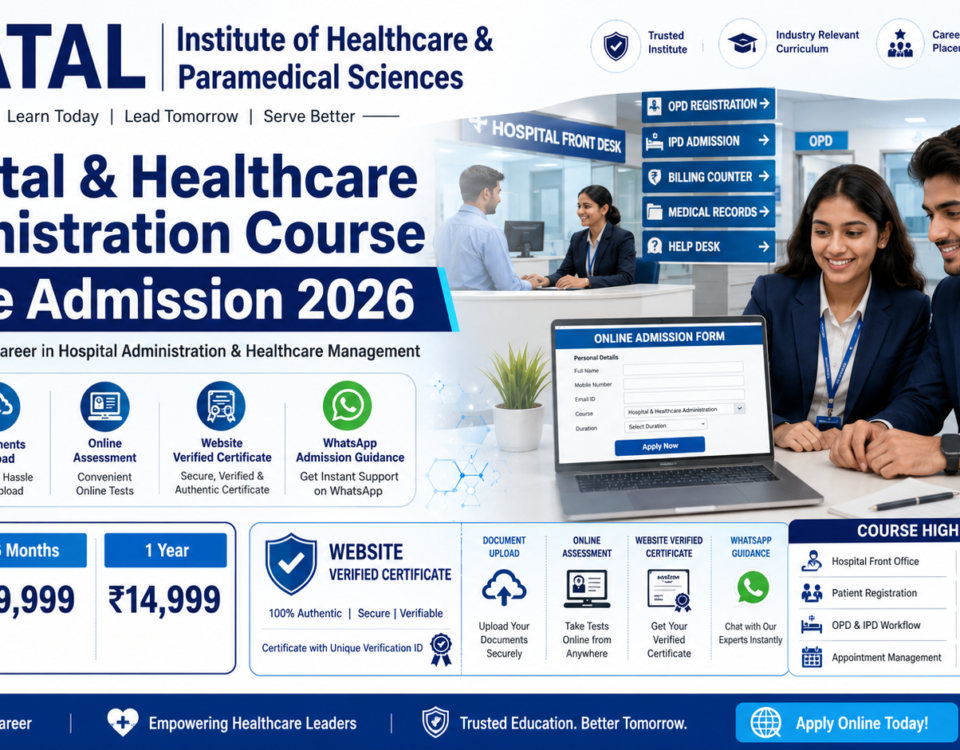 Hospital and Healthcare Administration Course Eligibility 2026 after 10th and 12th
