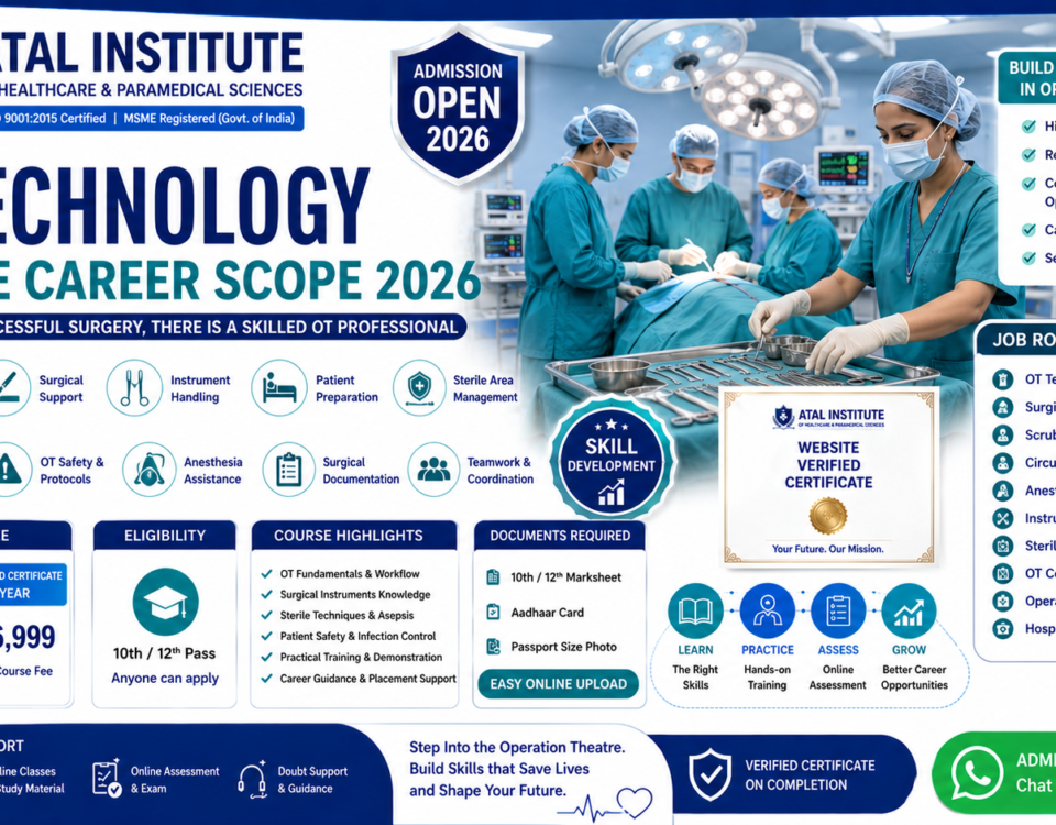 OT Technology Course Career Scope 2026 Operation Theatre Job Role Skills Fee Duration ATAL Institute