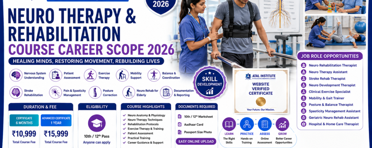 Neuro Therapy Rehabilitation Course Career Scope 2026 Job Role Skills Fee Duration ATAL Institute