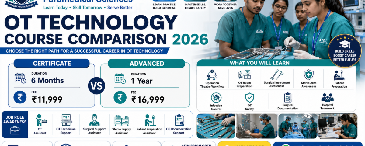 OT Technology Course Comparison 2026 Certificate vs Advanced Fee Duration ATAL Institute