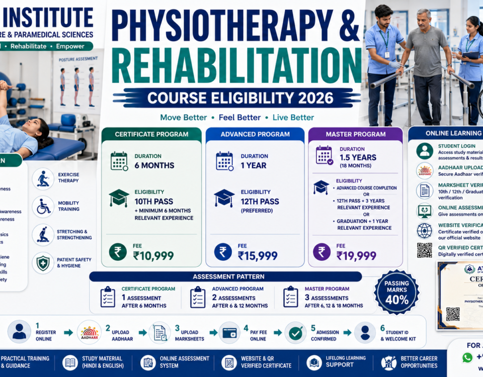 Physiotherapy and Rehabilitation Course Subjects and Syllabus 2026