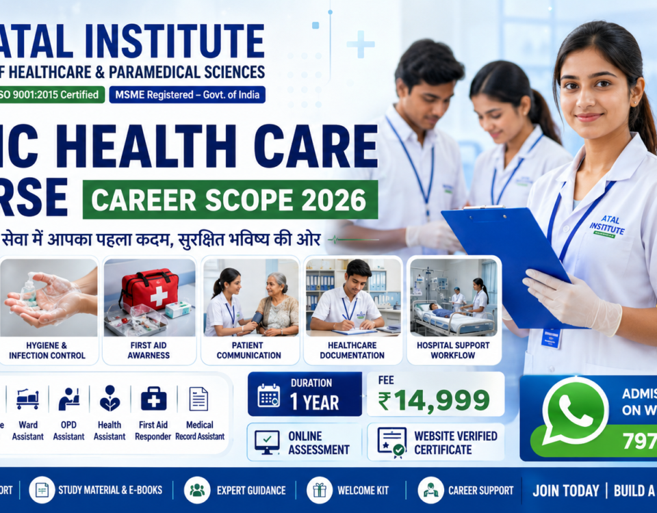 Basic Health Care Course Career Scope 2026 Job Role Skills Fee Duration ATAL Institute