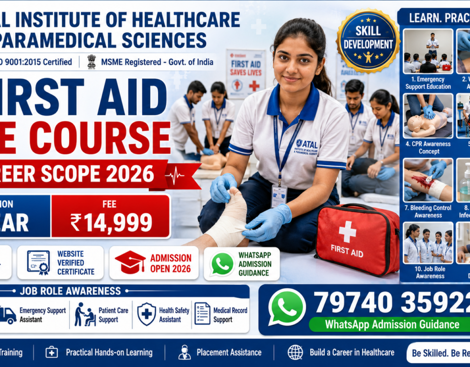 First Aid Care Course Career Scope 2026 Job Role Skills Fee Duration ATAL Institute