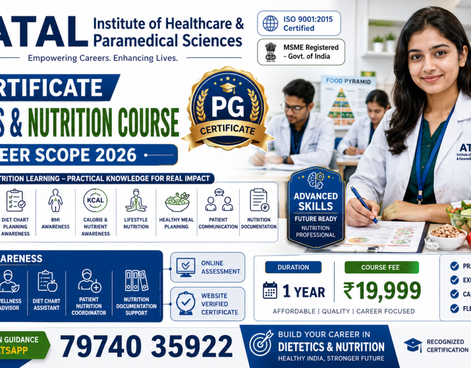 Post Graduate Certificate in Dietetics and Nutrition Management Fees 2026 with 1 Year Duration