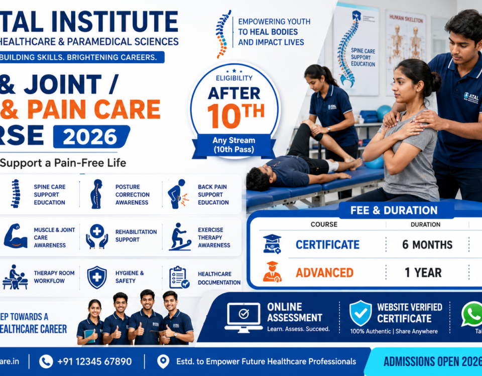 Bone Joint Spine Pain Care Course After 10th 2026 Fee Duration Eligibility ATAL Institute