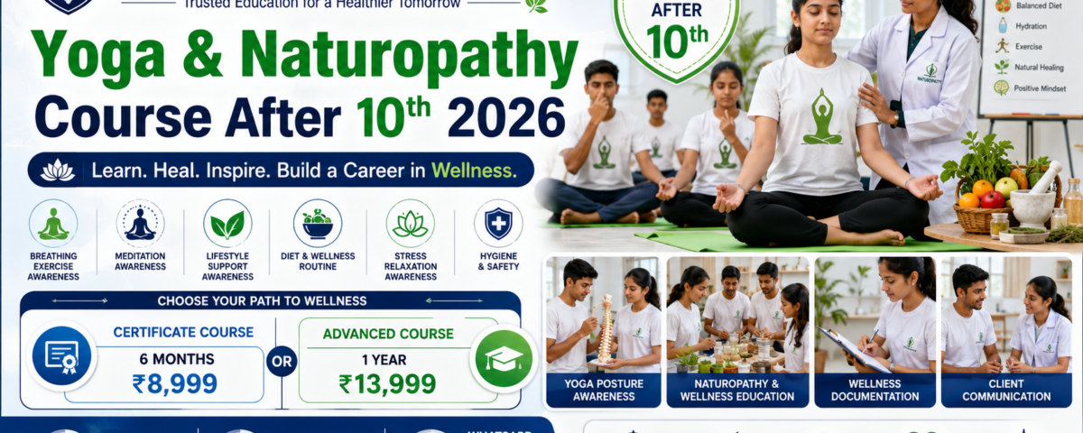 Yoga Naturopathy Course After 10th 2026 Fee Duration Eligibility ATAL Institute