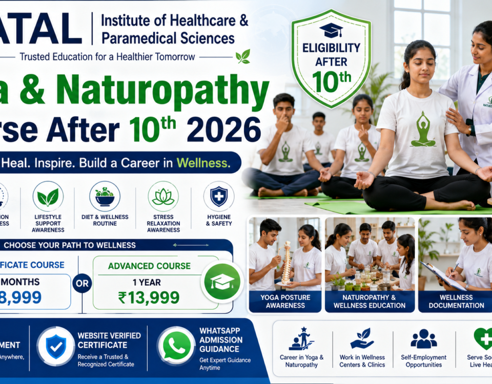 Yoga Naturopathy Course After 10th 2026 Fee Duration Eligibility ATAL Institute