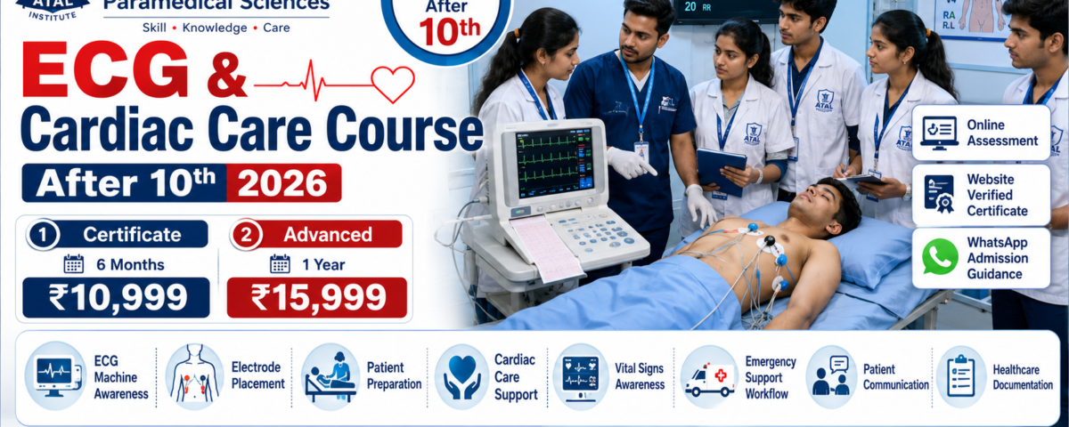 ECG Cardiac Care Course After 10th 2026 Fee Duration Eligibility ATAL Institute