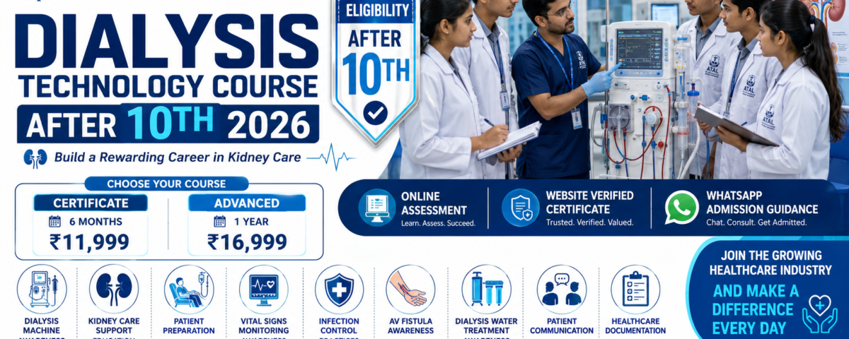 Dialysis Technology Course After 10th 2026 Fee Duration Eligibility ATAL Institute