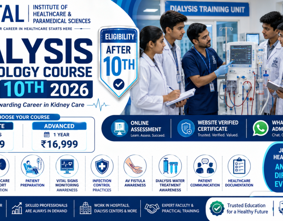 Dialysis Technology Course After 10th 2026 Fee Duration Eligibility ATAL Institute