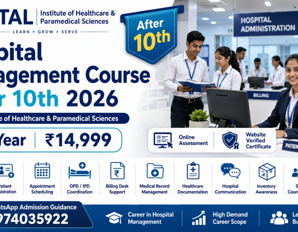 Hospital Management Course After 10th 2026 Fee Duration Eligibility ATAL Institute