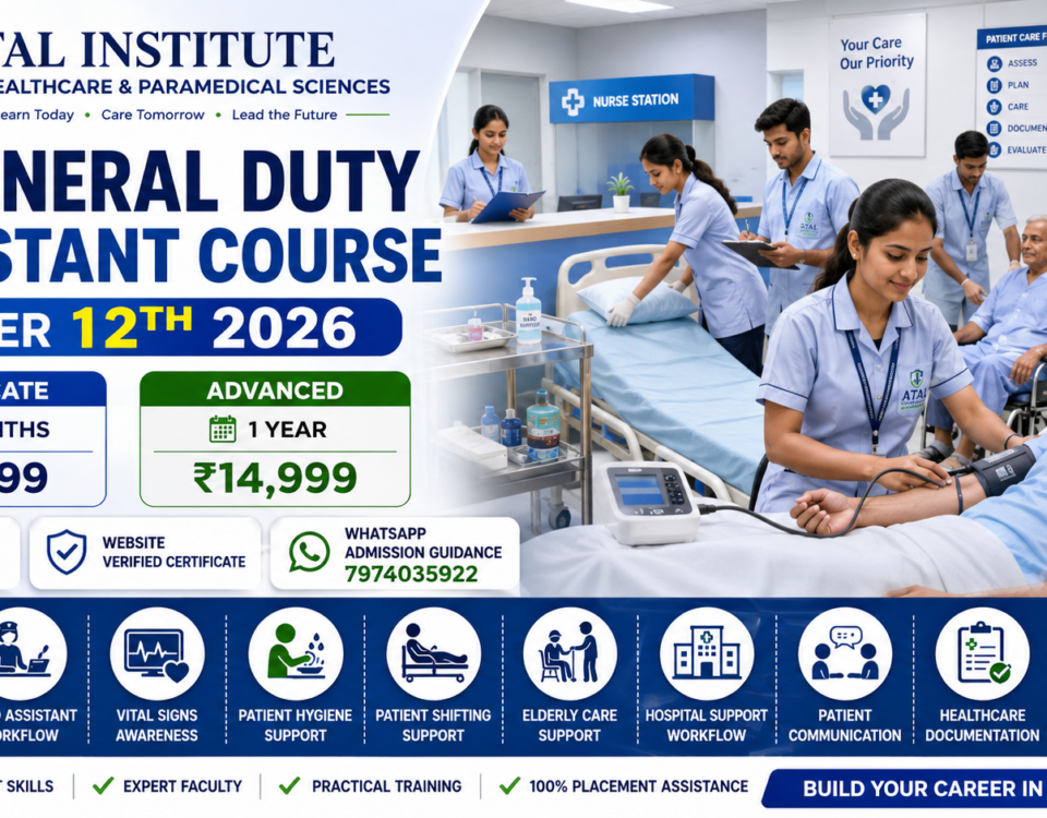 Patient Care Assistant Course After 12th 2026 Fee Duration Eligibility ATAL Institute