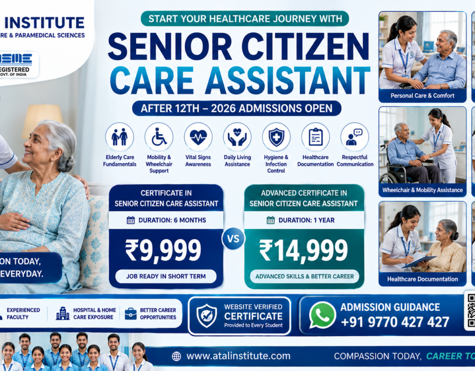 Senior Citizen Care Assistant Course After 12th 2026 Fee Duration Eligibility ATAL Institute