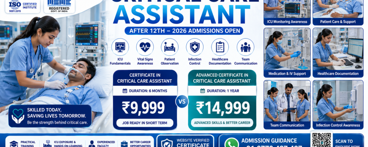 Critical Care Assistant Course After 12th 2026 Fee Duration Eligibility ATAL Institute